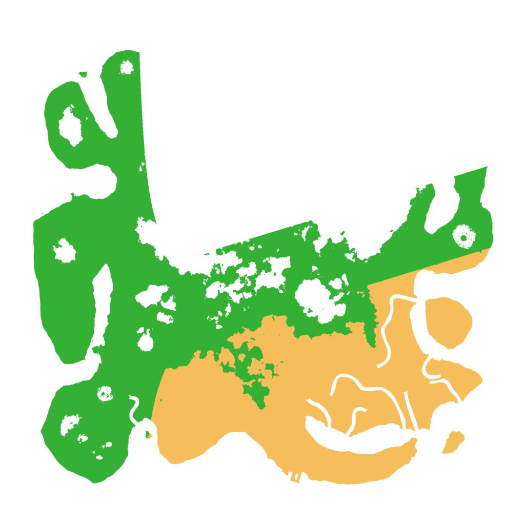 Biome Rust Map: Procedural Map, Size: 3500, Seed: 987984311