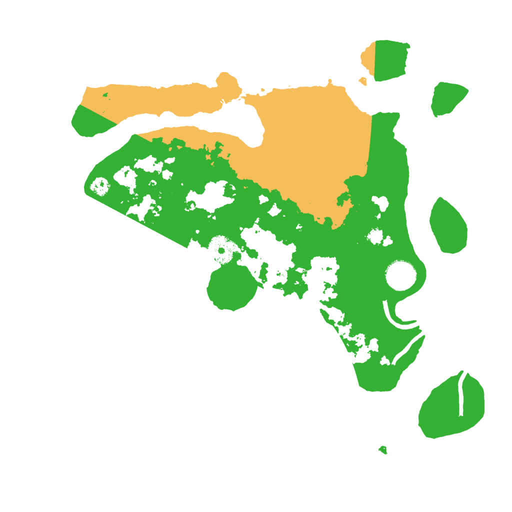 Biome Rust Map: Procedural Map, Size: 3000, Seed: 1268368798