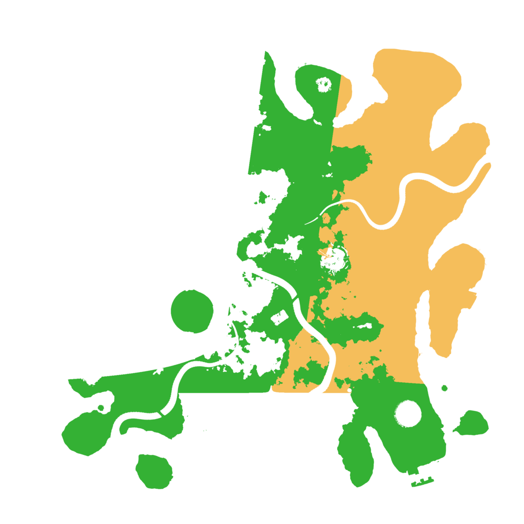 Biome Rust Map: Procedural Map, Size: 3500, Seed: 81961899