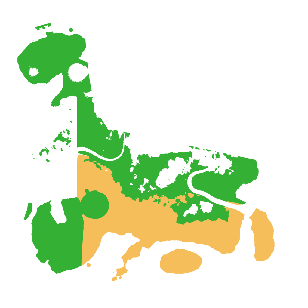 Biome Rust Map: Procedural Map, Size: 3000, Seed: 6704518