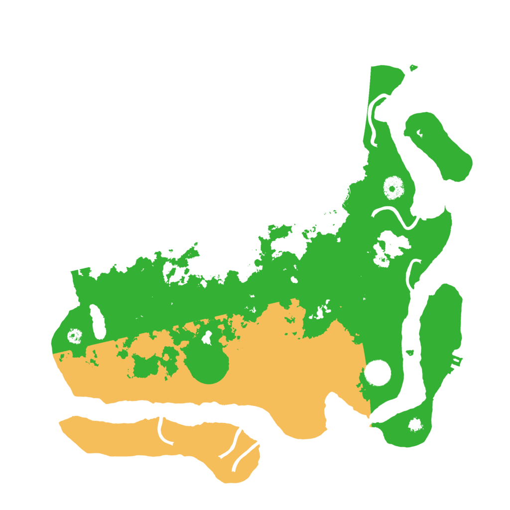 Biome Rust Map: Procedural Map, Size: 3500, Seed: 37640294