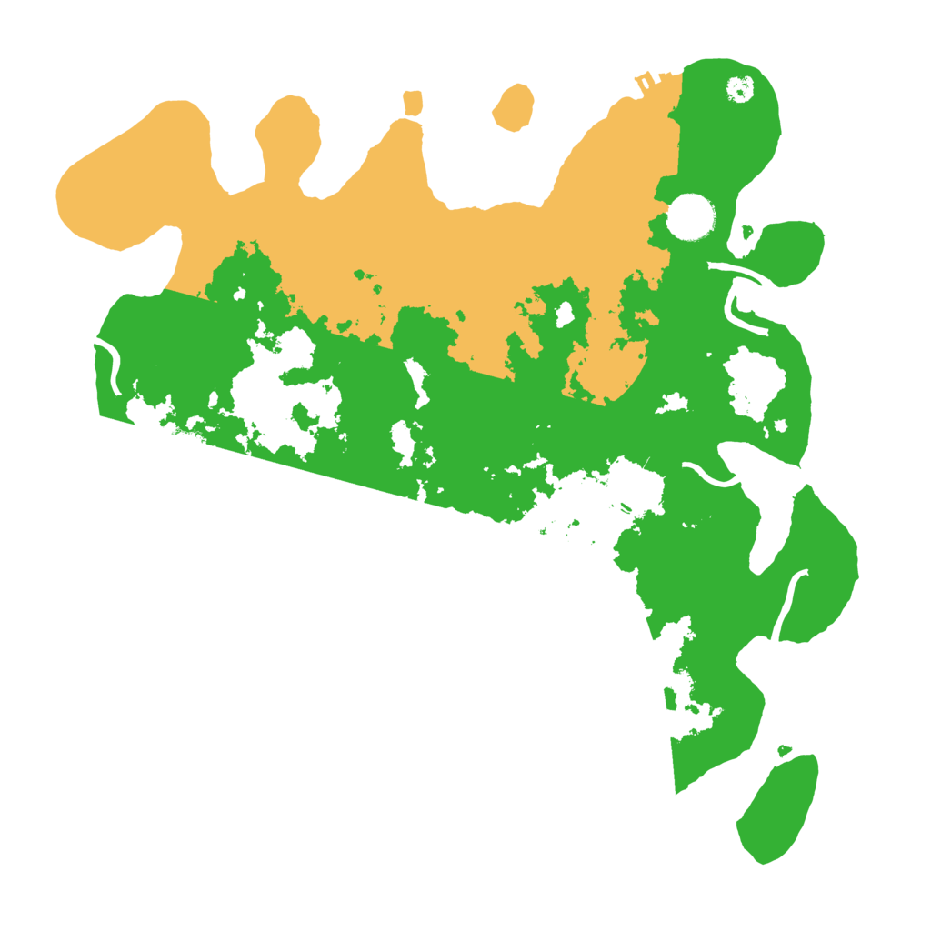 Biome Rust Map: Procedural Map, Size: 3500, Seed: 31290957