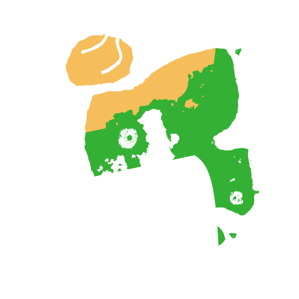 Biome Rust Map: Procedural Map, Size: 2250, Seed: 32463