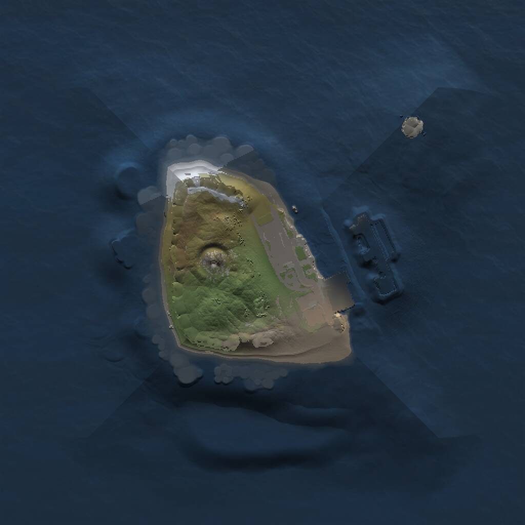 Rust Map: Procedural Map, Size: 1000, Seed: 145827312, 2 Monuments