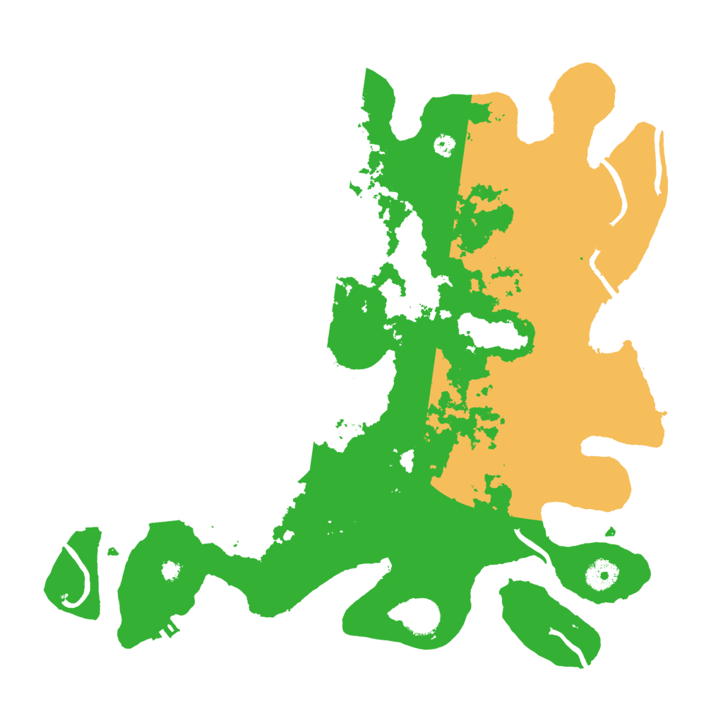 Biome Rust Map: Procedural Map, Size: 3500, Seed: 67155955