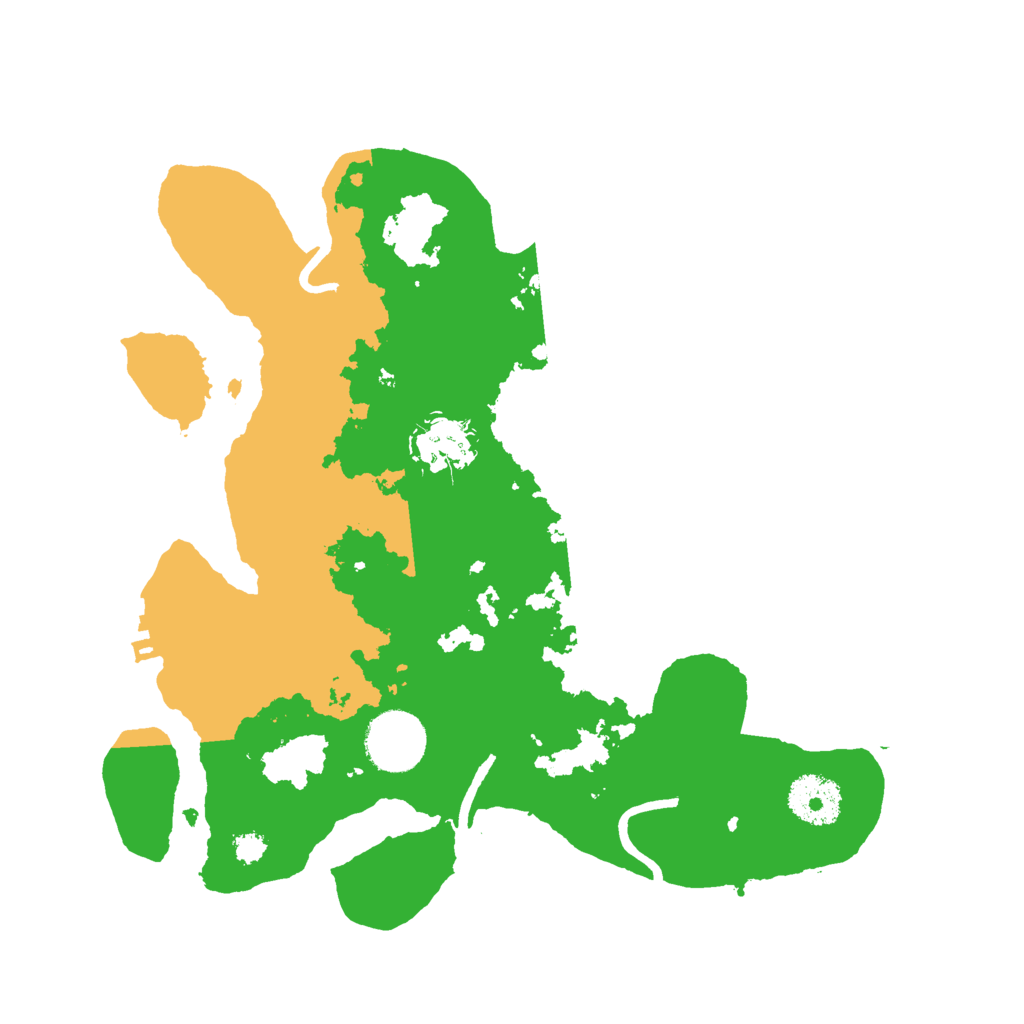 Biome Rust Map: Procedural Map, Size: 3000, Seed: 78463