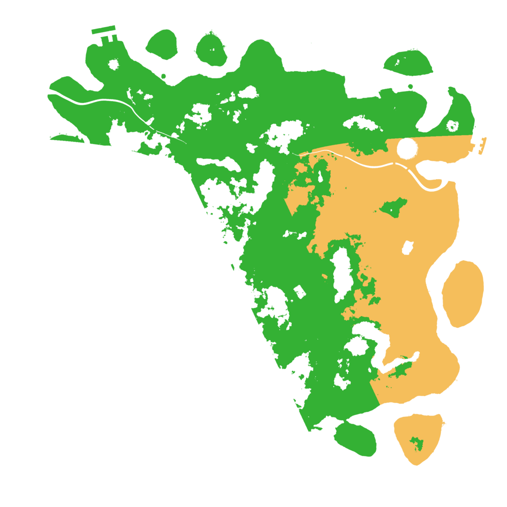 Biome Rust Map: Procedural Map, Size: 4300, Seed: 1447164183