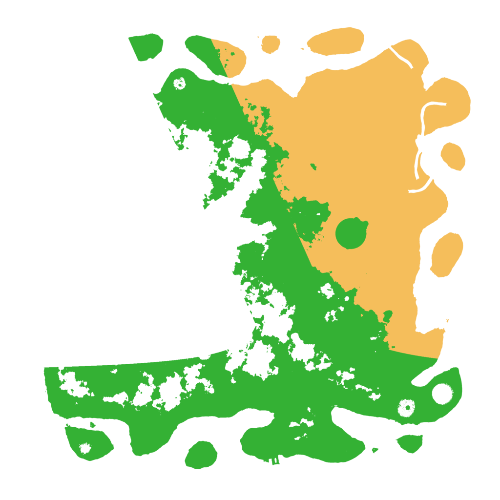 Biome Rust Map: Procedural Map, Size: 4300, Seed: 2118618078