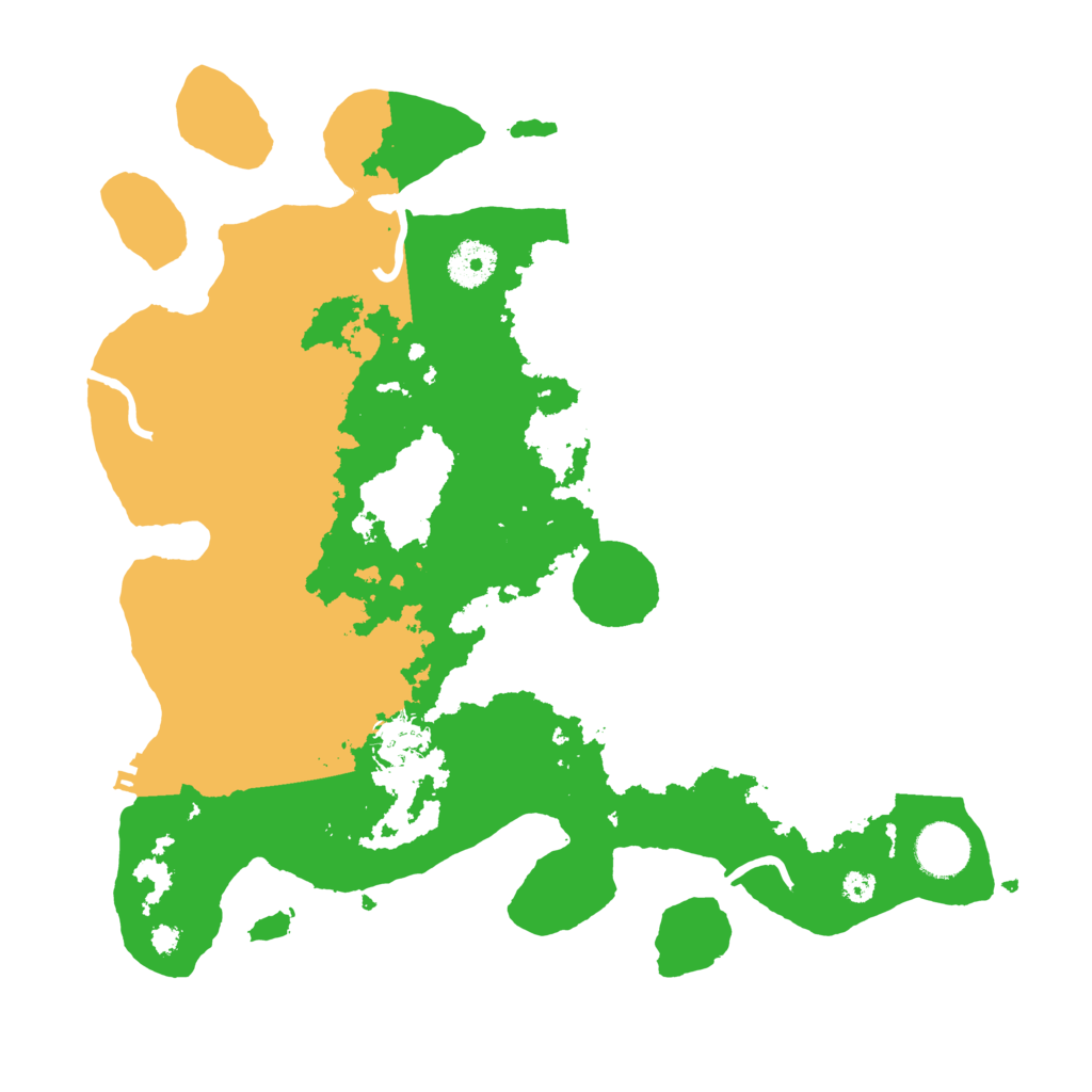 Biome Rust Map: Procedural Map, Size: 3500, Seed: 104559802