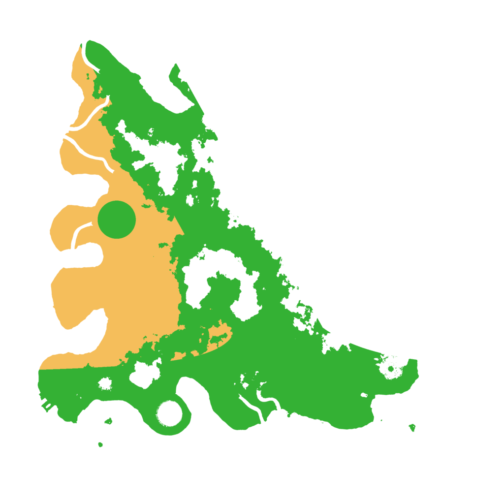 Biome Rust Map: Procedural Map, Size: 3500, Seed: 321654687