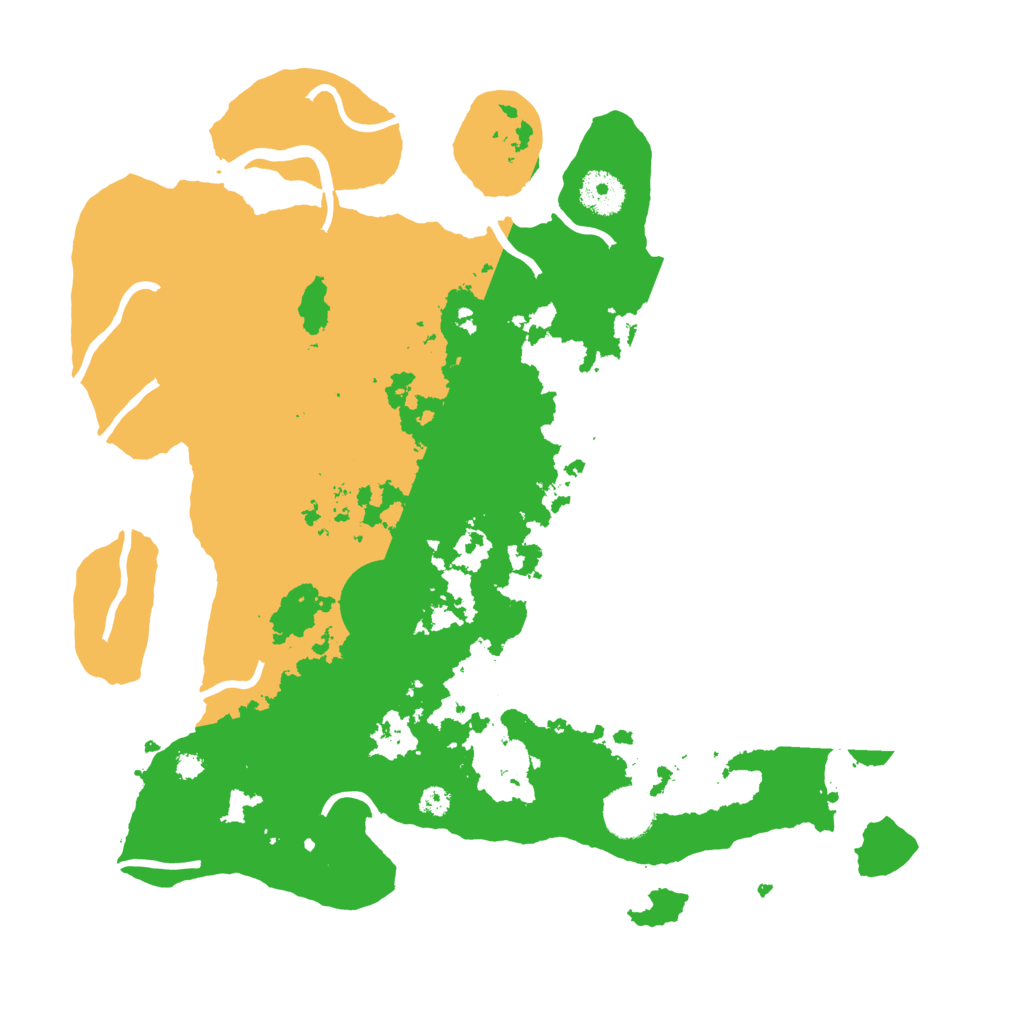 Biome Rust Map: Procedural Map, Size: 3500, Seed: 2030957151