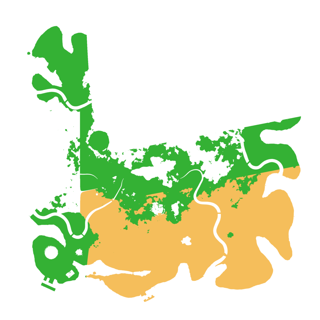 Biome Rust Map: Procedural Map, Size: 4300, Seed: 2063665101