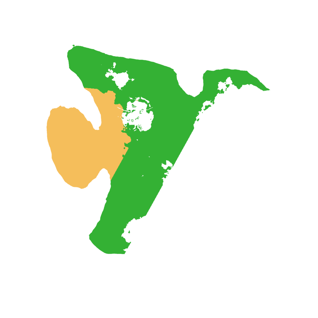 Biome Rust Map: Barren, Size: 1900, Seed: 712372