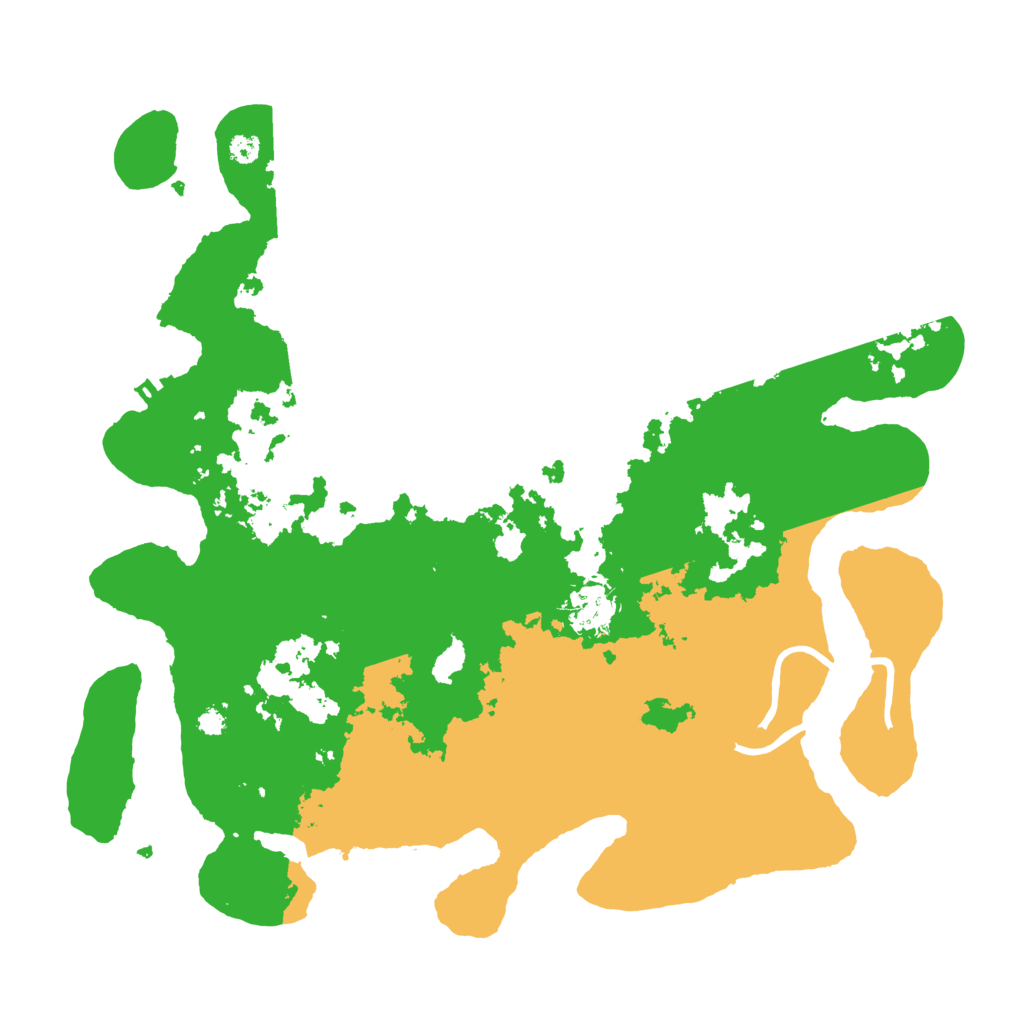 Biome Rust Map: Procedural Map, Size: 3500, Seed: 3514236