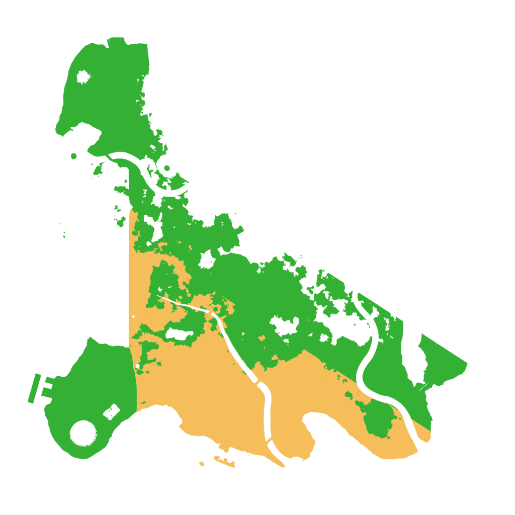 Biome Rust Map: Procedural Map, Size: 3500, Seed: 56941270