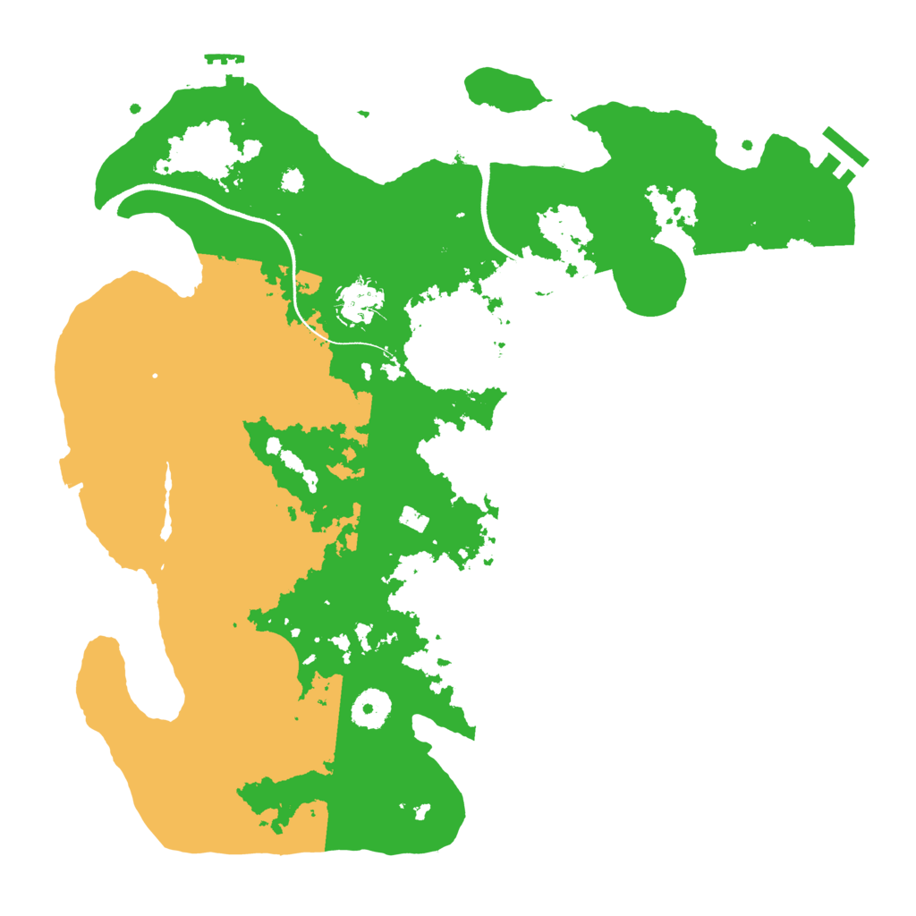 Biome Rust Map: Procedural Map, Size: 3500, Seed: 638743179