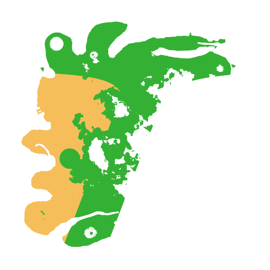 Biome Rust Map: Procedural Map, Size: 3500, Seed: 47326983