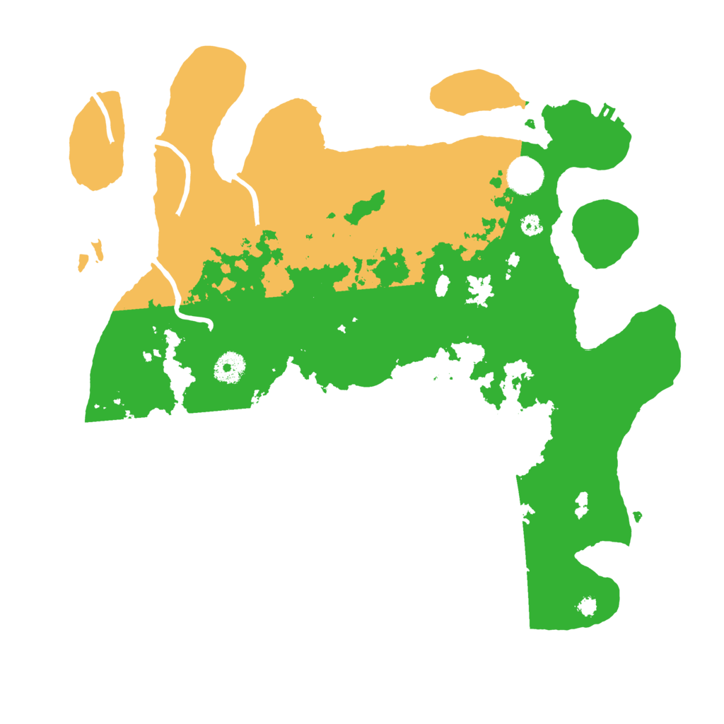 Biome Rust Map: Procedural Map, Size: 3500, Seed: 367937442