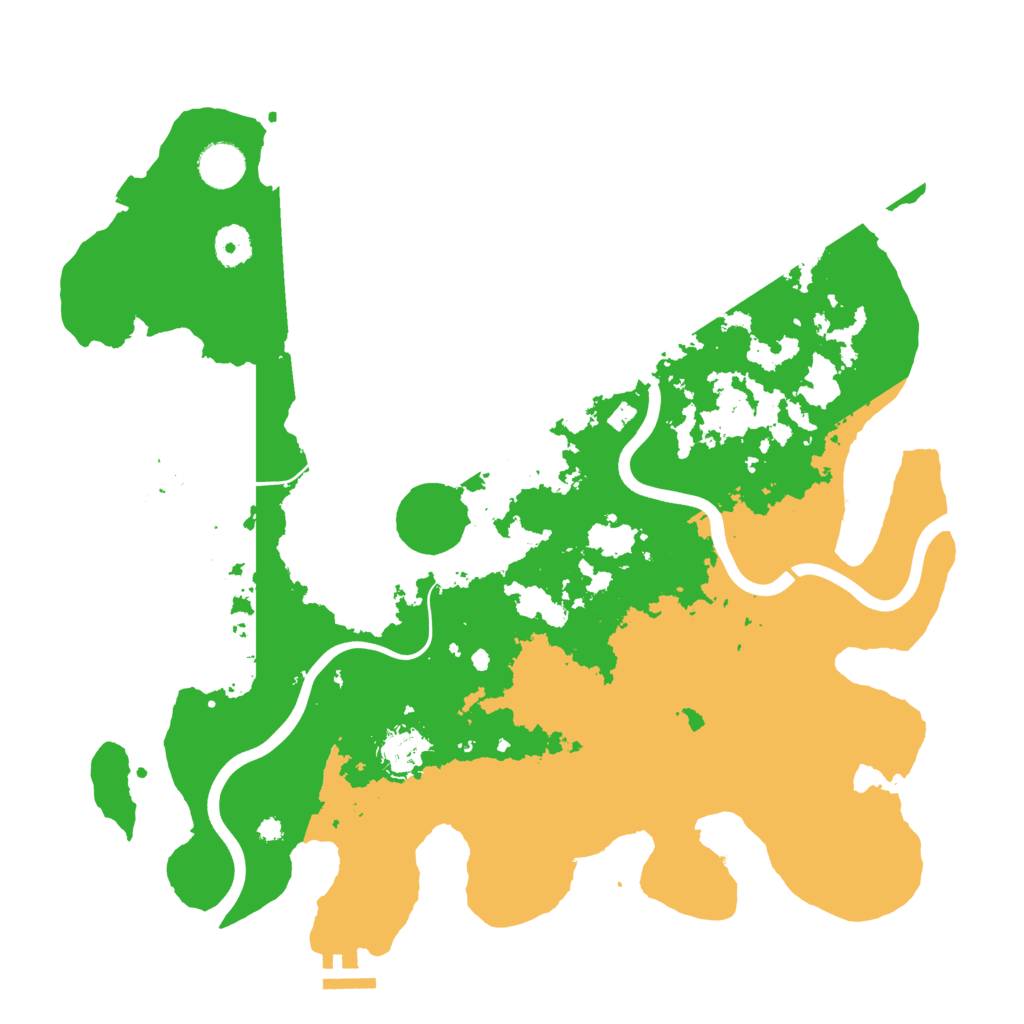 Biome Rust Map: Procedural Map, Size: 3900, Seed: 85238