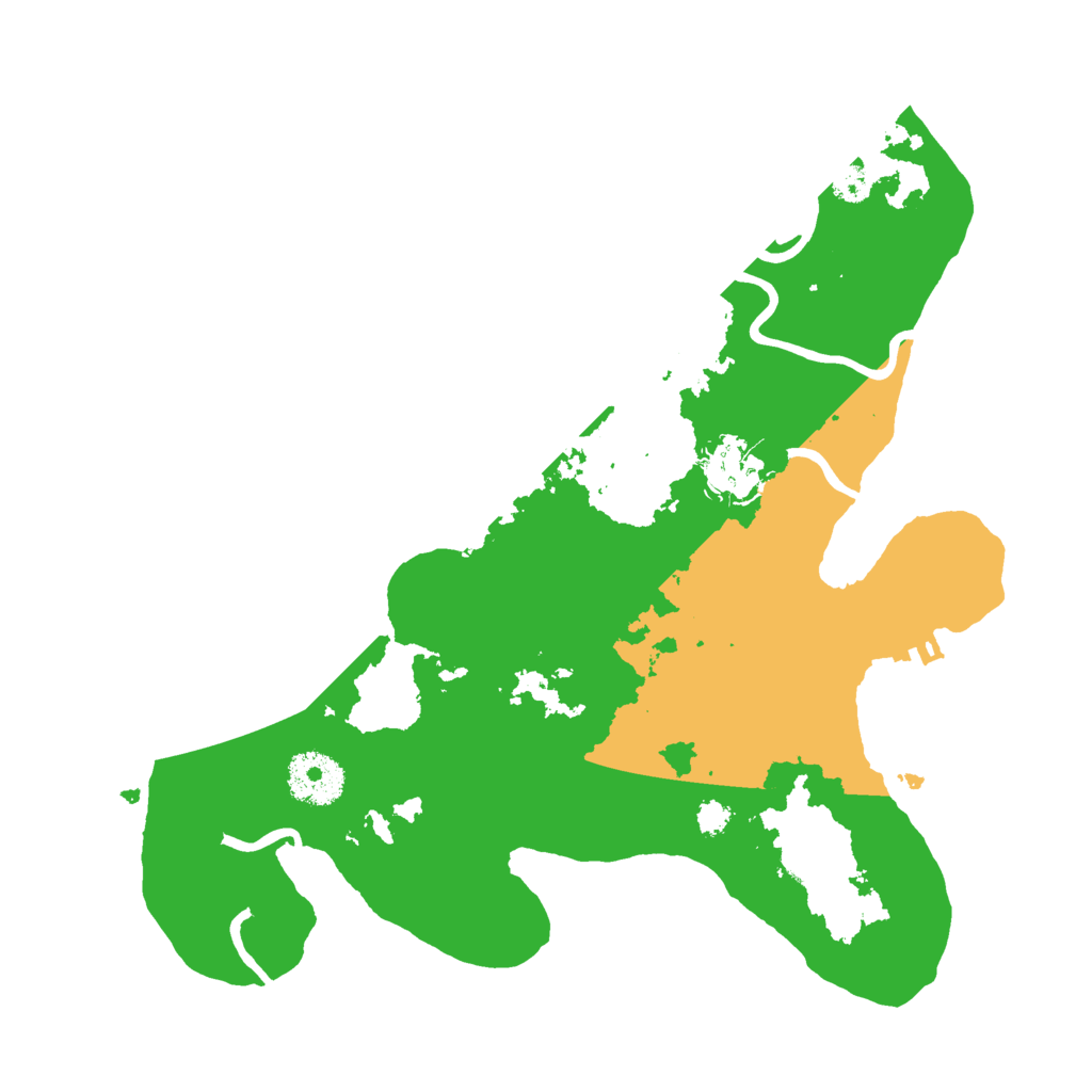 Biome Rust Map: Procedural Map, Size: 3000, Seed: 19745862