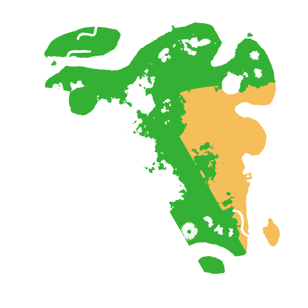Biome Rust Map: Procedural Map, Size: 3000, Seed: 967671999