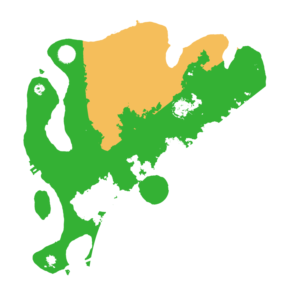 Biome Rust Map: Procedural Map, Size: 3000, Seed: 1214086524