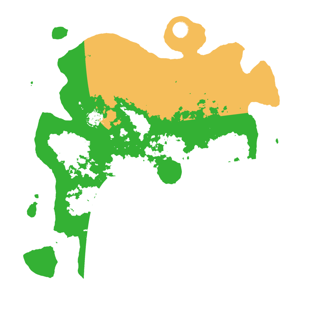 Biome Rust Map: Barren, Size: 3500, Seed: 872799390