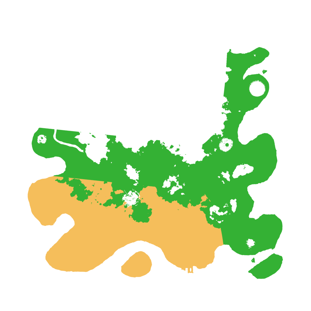 Biome Rust Map: Procedural Map, Size: 3500, Seed: 4564583