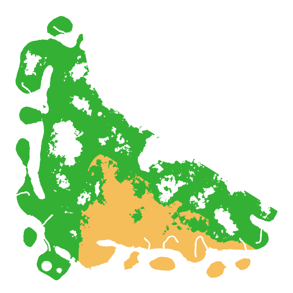 Biome Rust Map: Procedural Map, Size: 5000, Seed: 3254