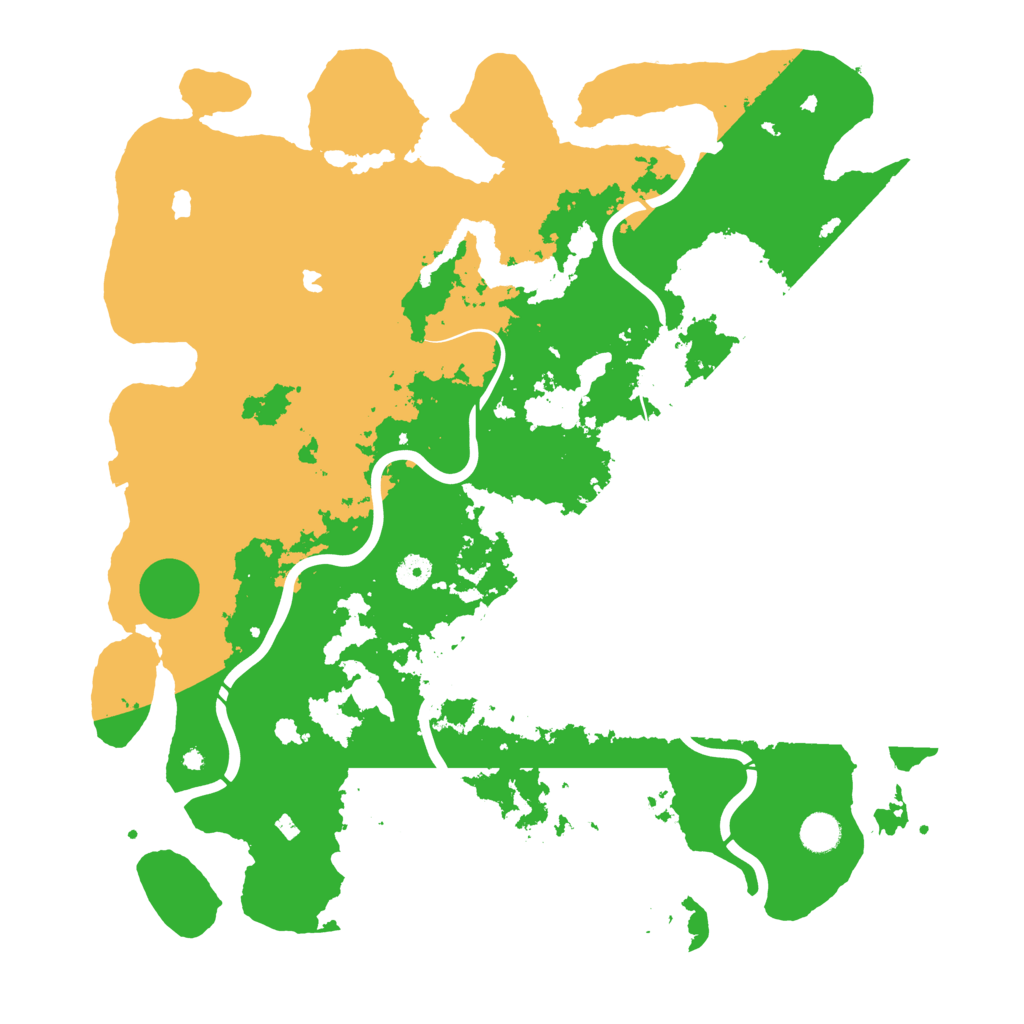 Biome Rust Map: Procedural Map, Size: 4500, Seed: 612336707