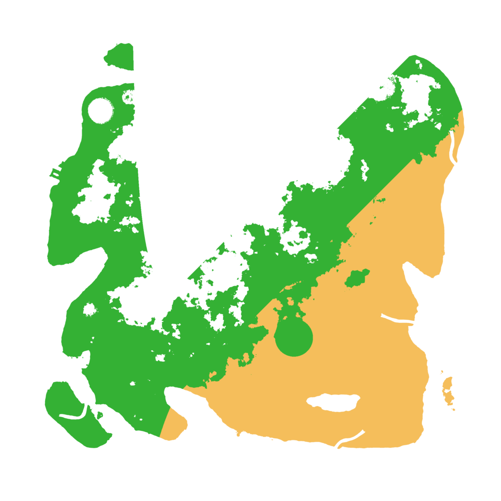 Biome Rust Map: Procedural Map, Size: 3500, Seed: 1848419222