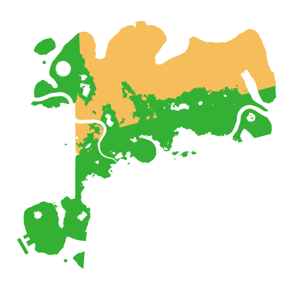 Biome Rust Map: Procedural Map, Size: 3500, Seed: 1422494646