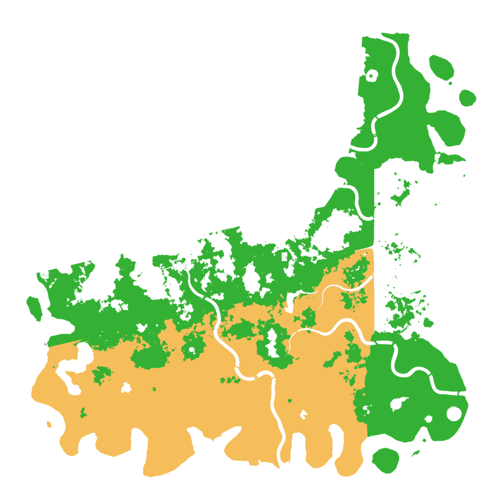 Biome Rust Map: Procedural Map, Size: 6000, Seed: 174403356