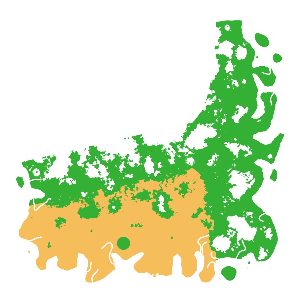 Biome Rust Map: Procedural Map, Size: 6000, Seed: 174403356