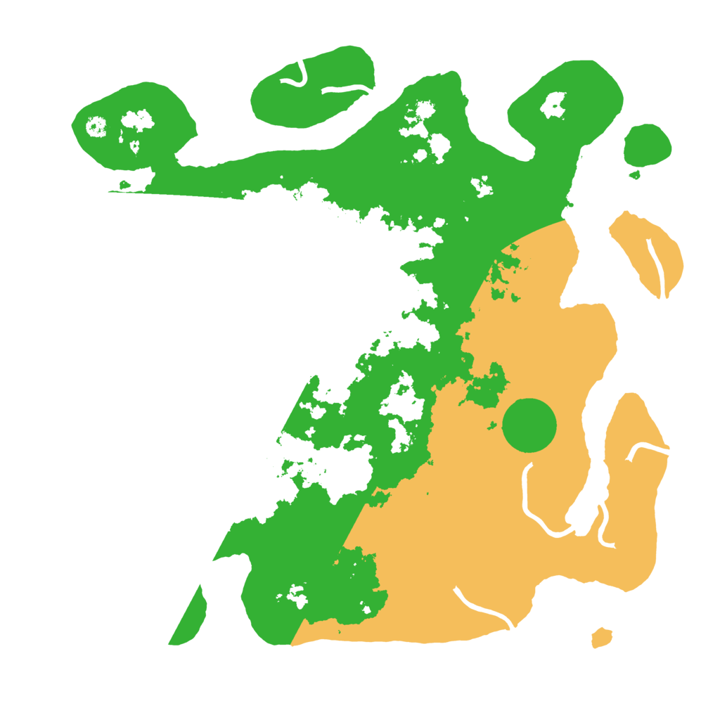Biome Rust Map: Procedural Map, Size: 3500, Seed: 32432423