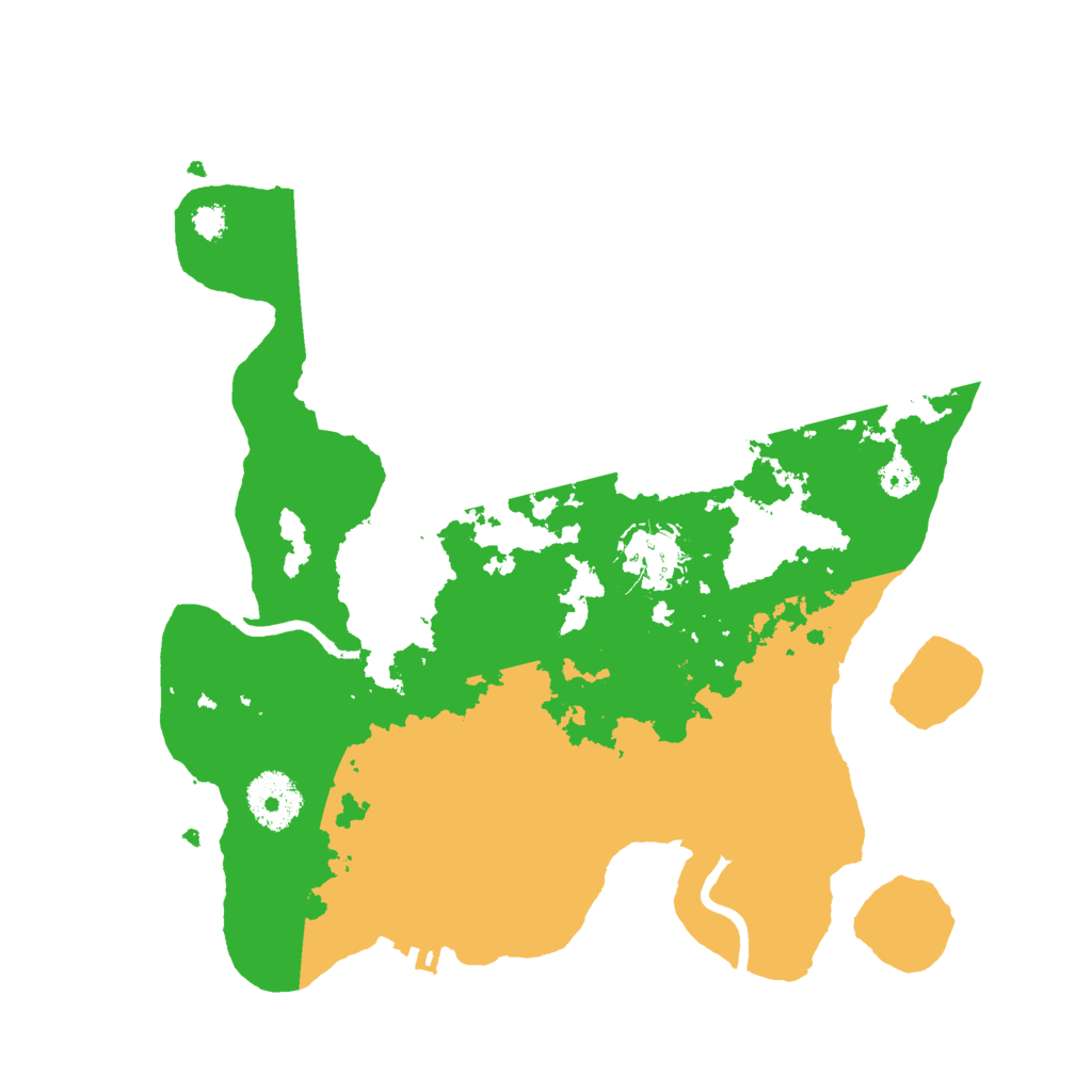 Biome Rust Map: Procedural Map, Size: 3000, Seed: 1993