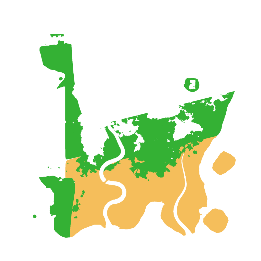 Biome Rust Map: Procedural Map, Size: 3000, Seed: 1993
