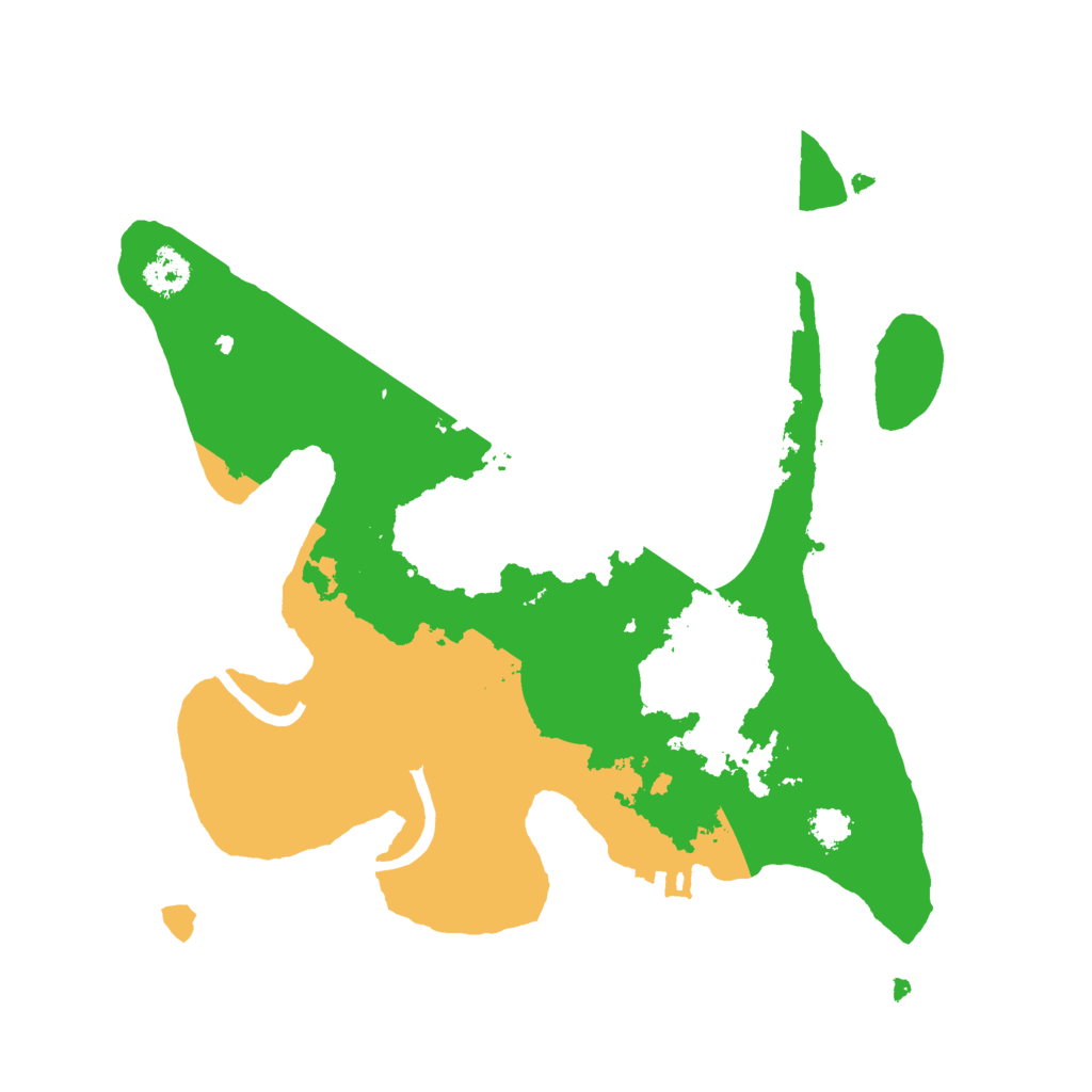Biome Rust Map: Procedural Map, Size: 2500, Seed: 528382152