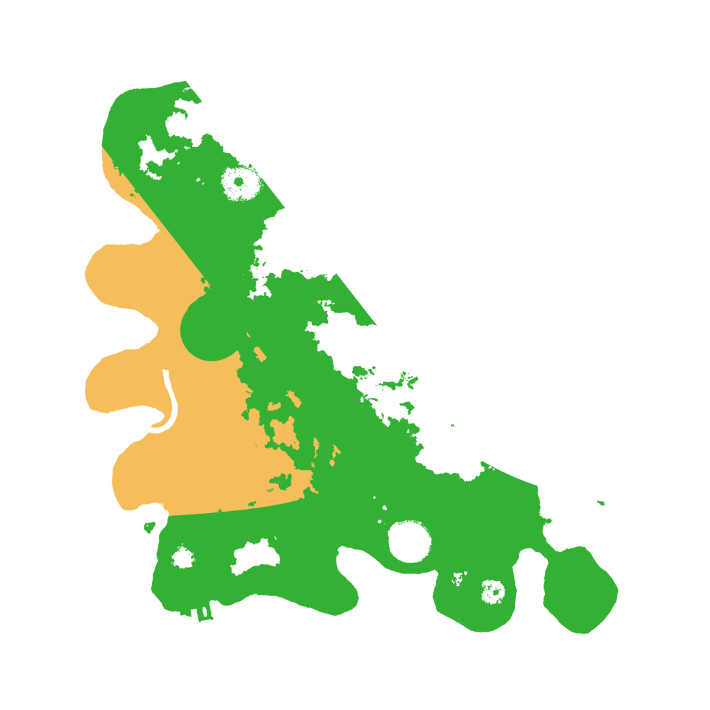 Biome Rust Map: Procedural Map, Size: 3000, Seed: 152789005