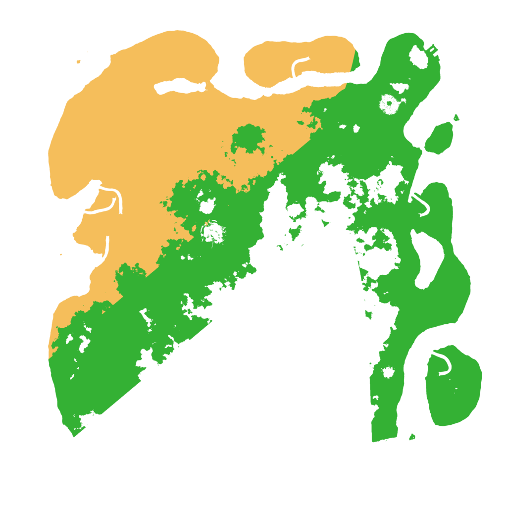 Biome Rust Map: Procedural Map, Size: 4000, Seed: 1401563667