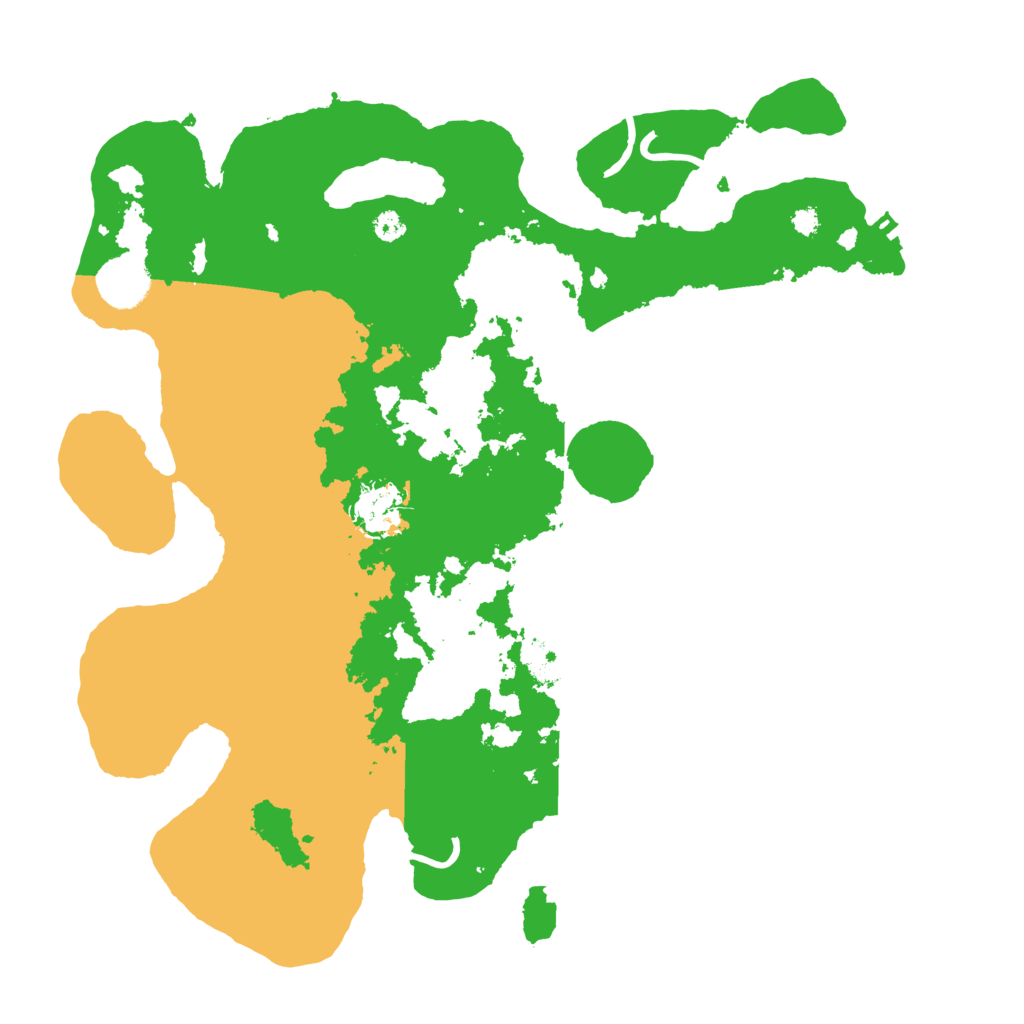 Biome Rust Map: Procedural Map, Size: 3500, Seed: 105351440