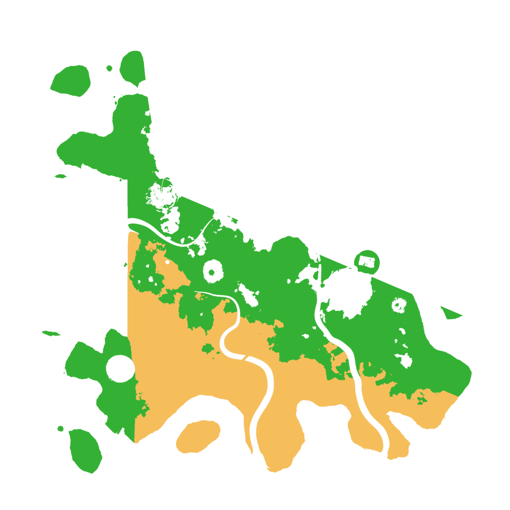 Biome Rust Map: Procedural Map, Size: 3500, Seed: 1175896748