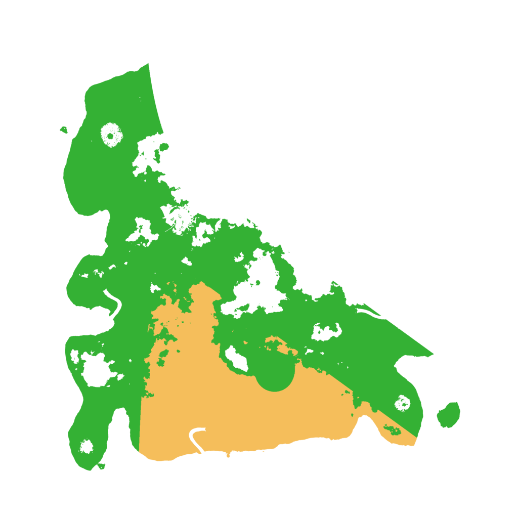 Biome Rust Map: Procedural Map, Size: 3500, Seed: 1378009856