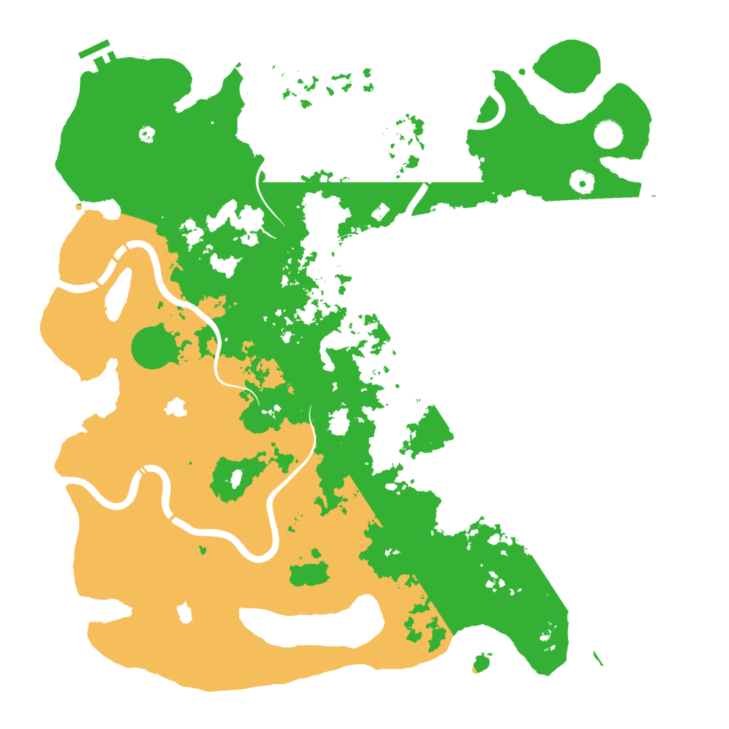Biome Rust Map: Procedural Map, Size: 4500, Seed: 99740315