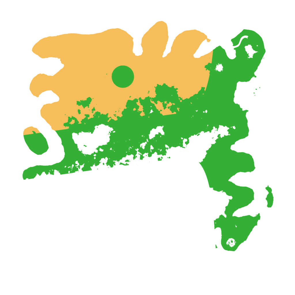 Biome Rust Map: Procedural Map, Size: 3500, Seed: 1007127005