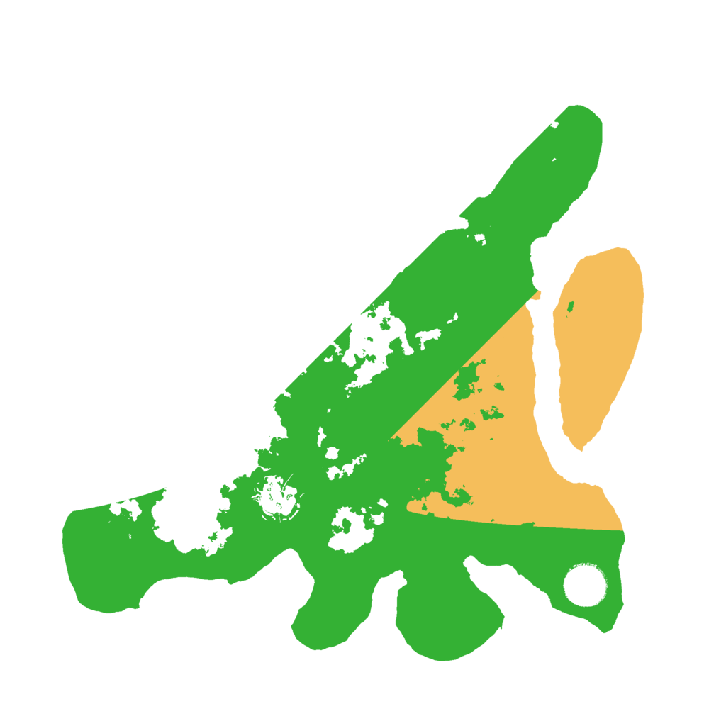 Biome Rust Map: Barren, Size: 3000, Seed: 16328