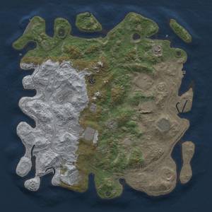 Thumbnail Rust Map: Procedural Map, Size: 4250, Seed: 655363424, 20 Monuments