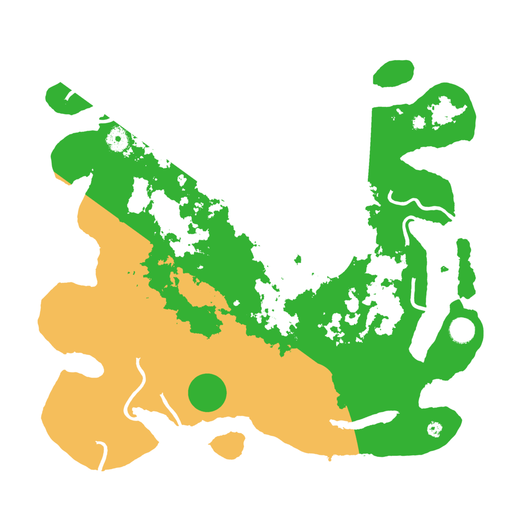Biome Rust Map: Procedural Map, Size: 3500, Seed: 161928686