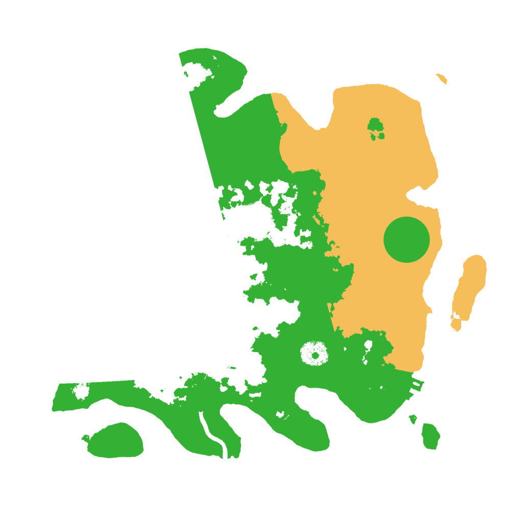 Biome Rust Map: Procedural Map, Size: 3000, Seed: 34763194