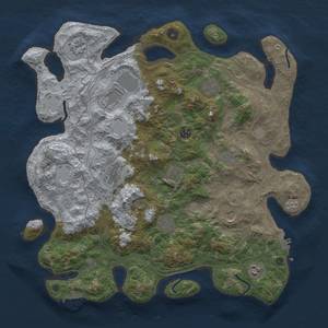 Thumbnail Rust Map: Procedural Map, Size: 4250, Seed: 195471966, 20 Monuments